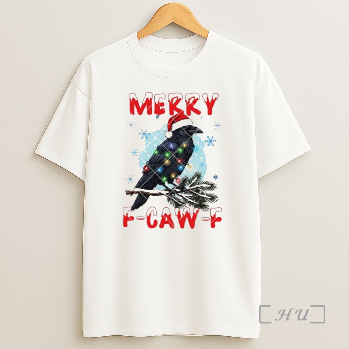 Officials Happy Christmas Black Raven String Light Premium Shirt Sweatshirt Tee