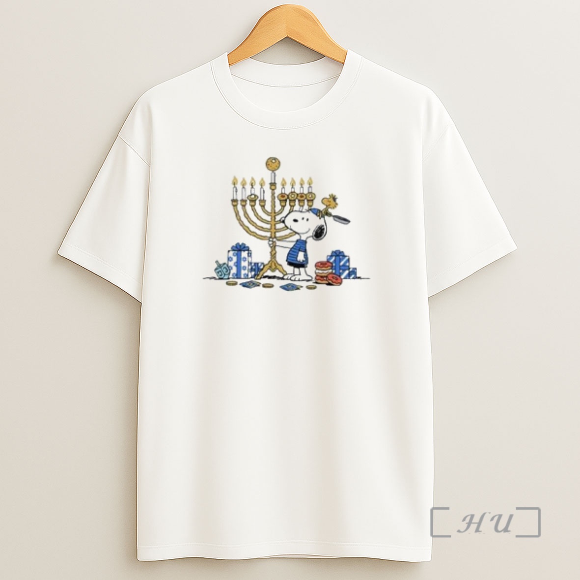 Officials Happy Hanukkah Snoopy Jewish Gift For Hanukkah 2025 Circle White Premium Shirt Sweatshirt Tee