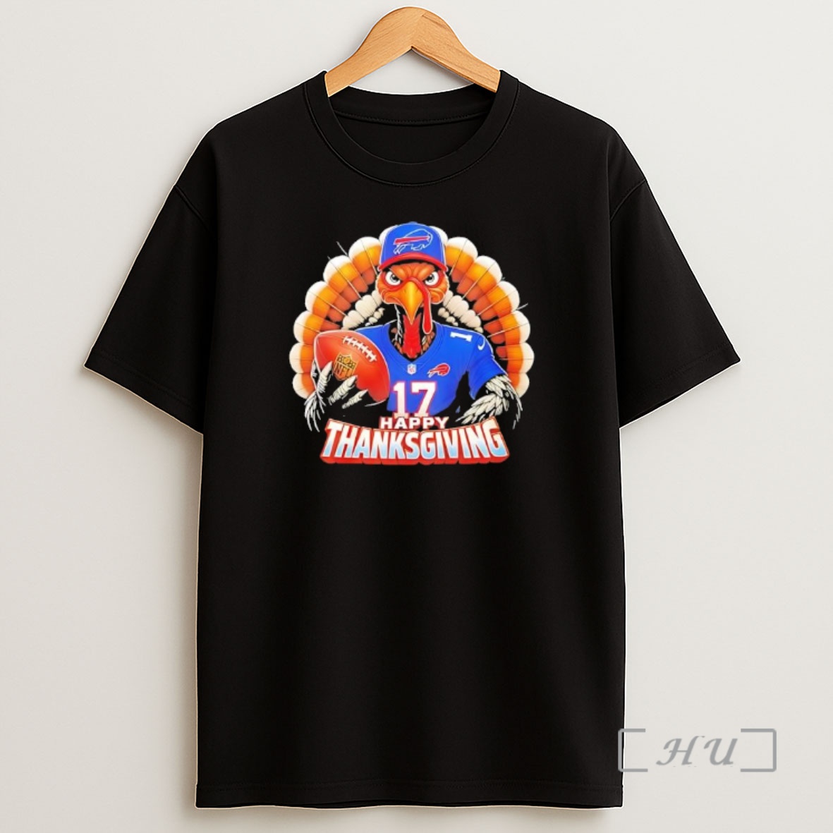 Officials Happy Thanksgiving Turkey Is Wearing Buffalo Bills Graphic Premium Shirt Sweatshirt Tee