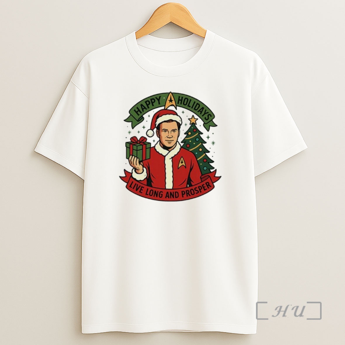 Officials Happy Holidays Live Long And Prosper Ornaments Premium Shirt Sweatshirt Tee