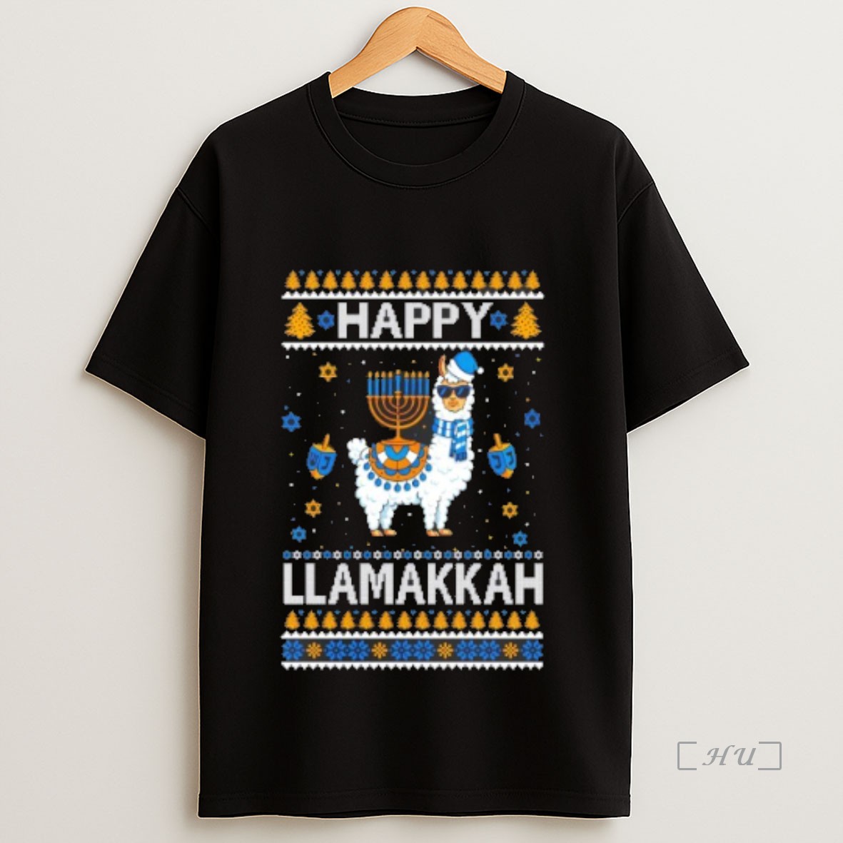 Officials Happy Llamakkah Ugly Christmas Sweat Premium Shirt Sweatshirt Tee