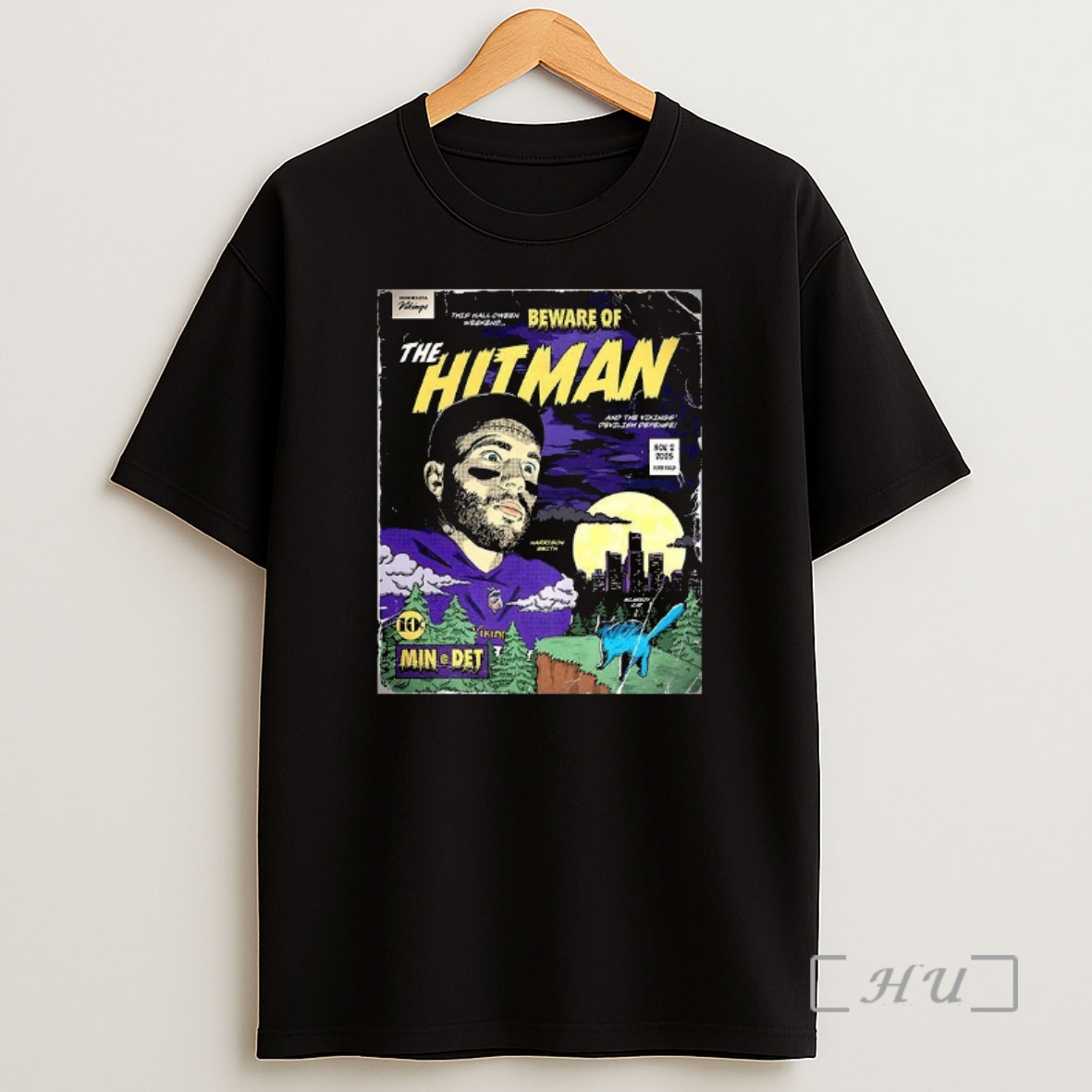 Officials Harrison Smith Minnesota Vikings The Hitman Comic Premium Shirt Sweatshirt Tee