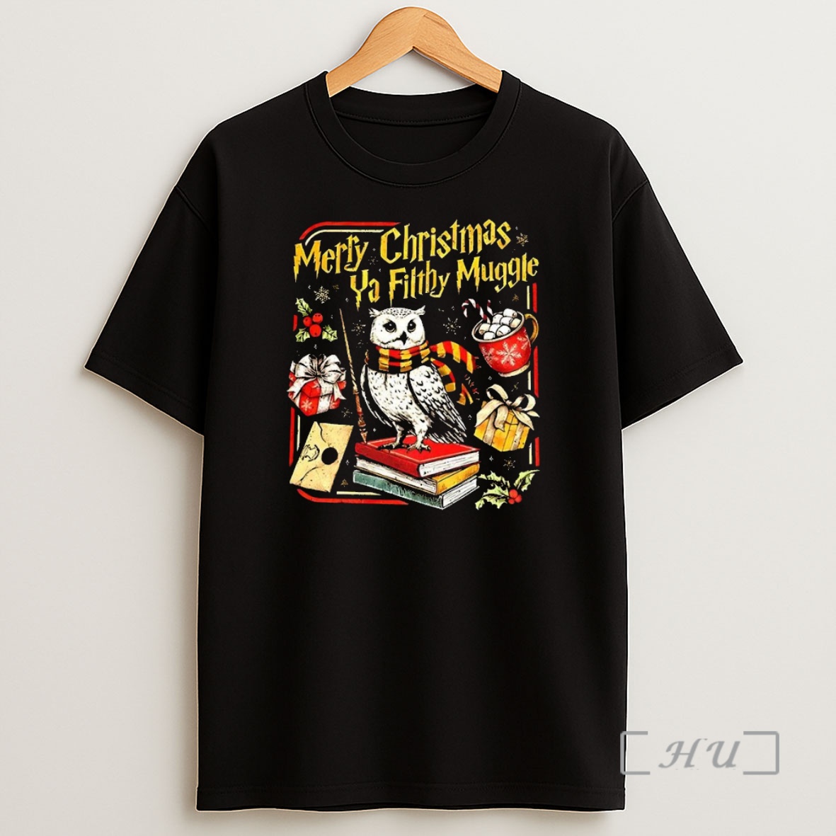 Officials Harry Potter Merry Christmas Ya Filthy Muggle Gryffindor Owl Premium Shirt Sweatshirt Tee