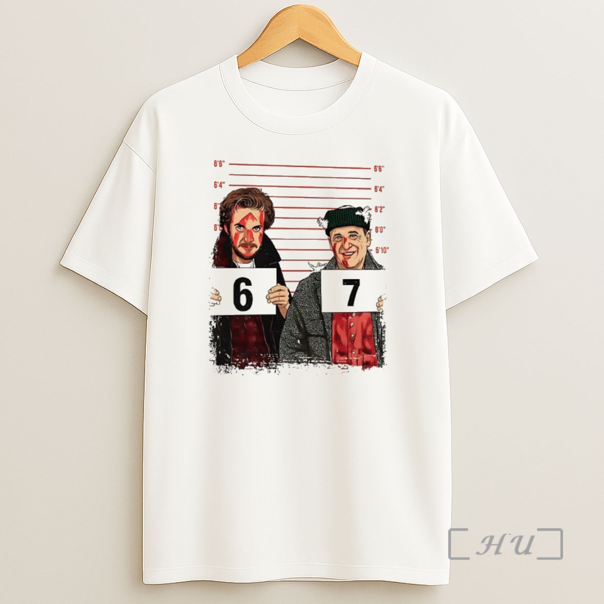 Officials Harry And Marv Home Alone Six Seven Mugshot Meme Premium Shirt Sweatshirt Tee