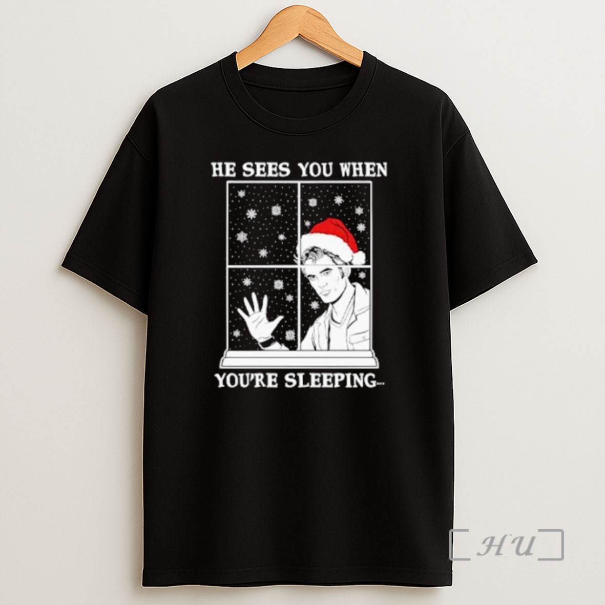 Officials He Sees You When Youre Sleeping Christmas Ornaments Premium Shirt Sweatshirt Tee