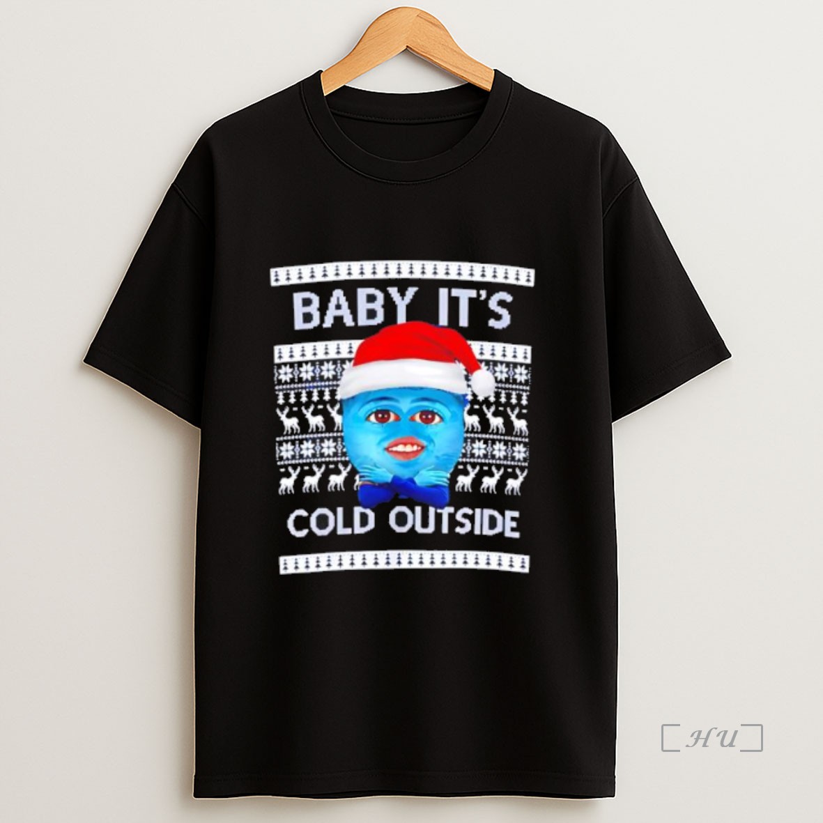 Officials Head Cold Palmer Baby Its Cold Outside Christmas Black Premium Shirt Sweatshirt Tee