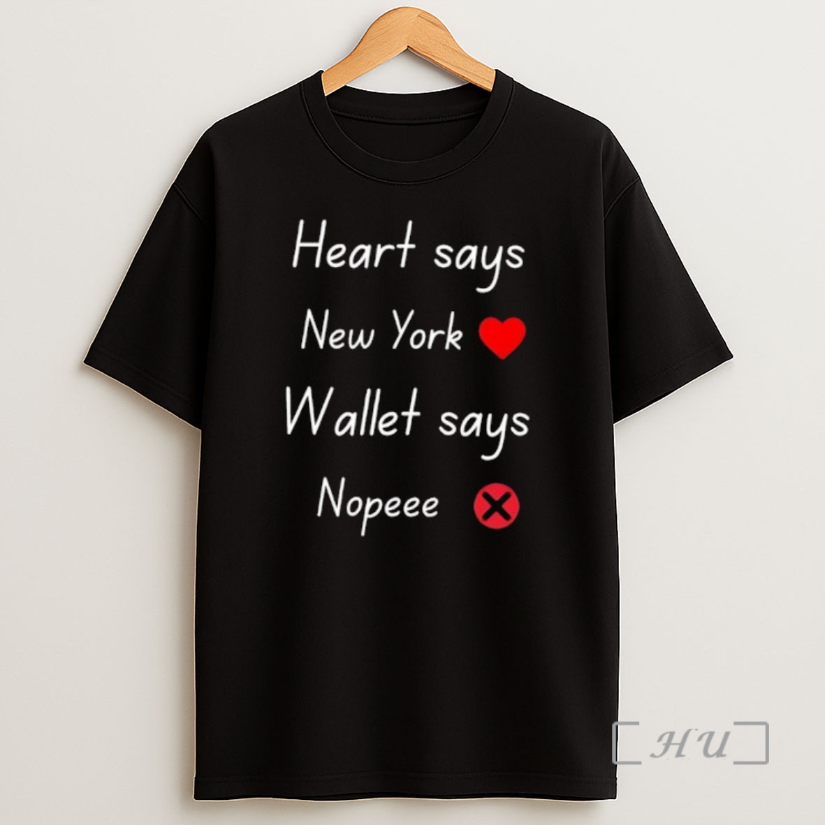 Officials Heart Says New York Wallet Says Nopeee Premium Shirt Sweatshirt Tee