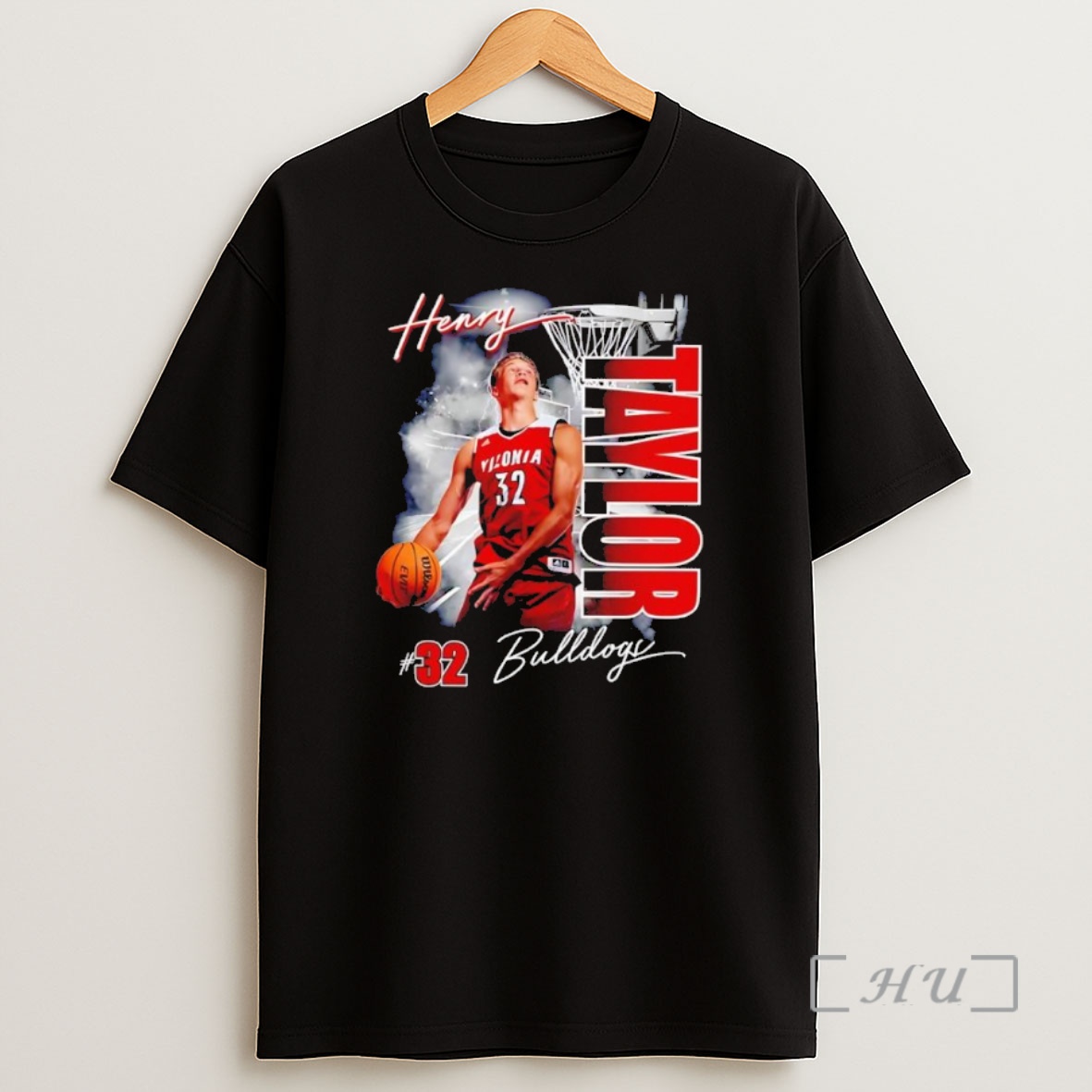 Officials Henry Taylor Vilonia 32 Bulldogs Basketball Player Black Premium Shirt Sweatshirt Tee