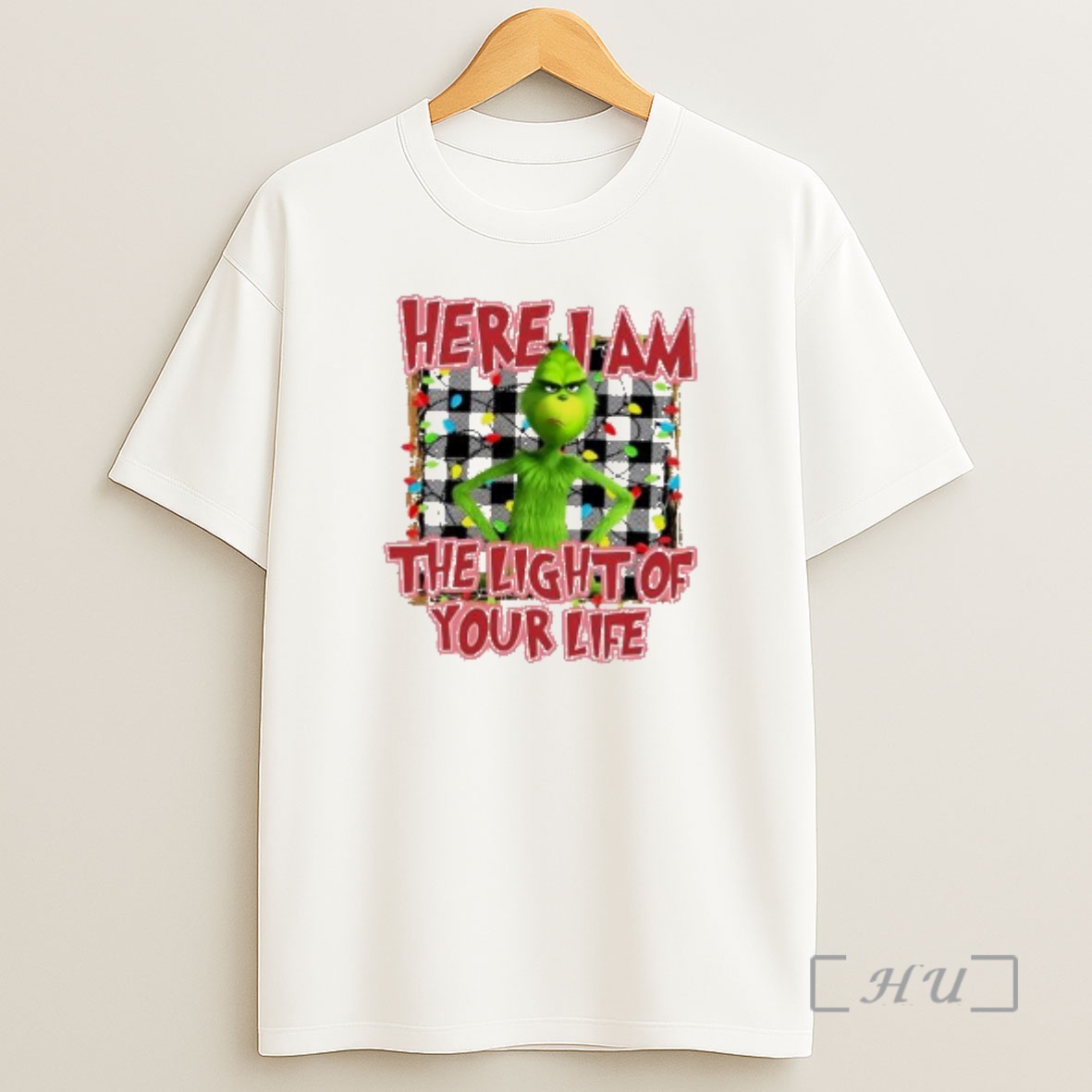 Officials Here I Am The Light Of Your Life Grinch Christmas Premium Shirt Sweatshirt Tee