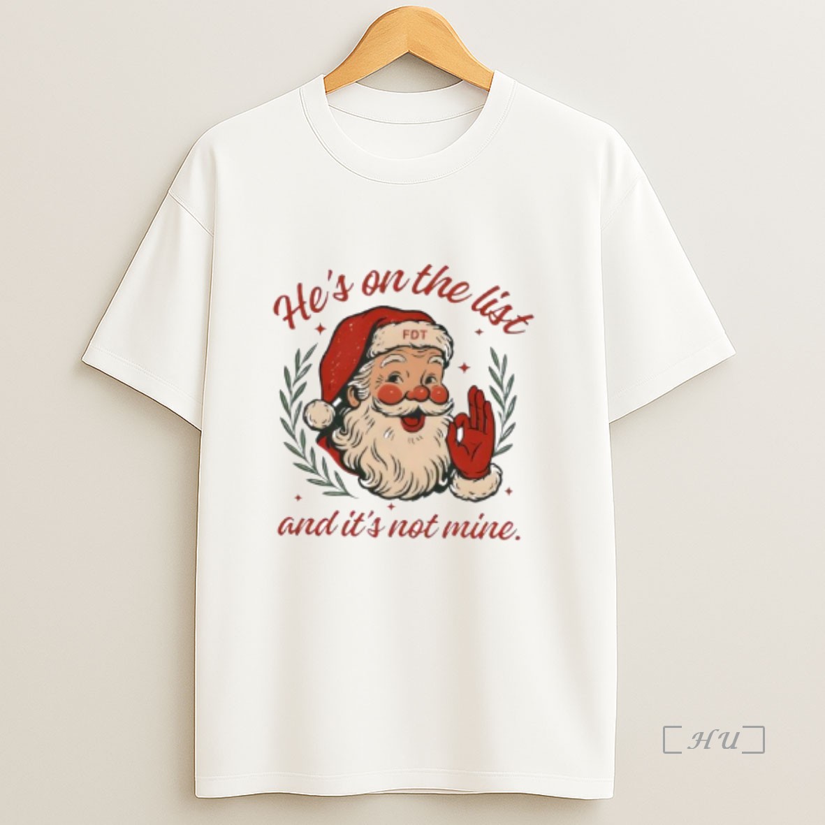 Officials Hes On The List And Its Not Mine Santa Claus Christmas Premium Shirt Sweatshirt Tee