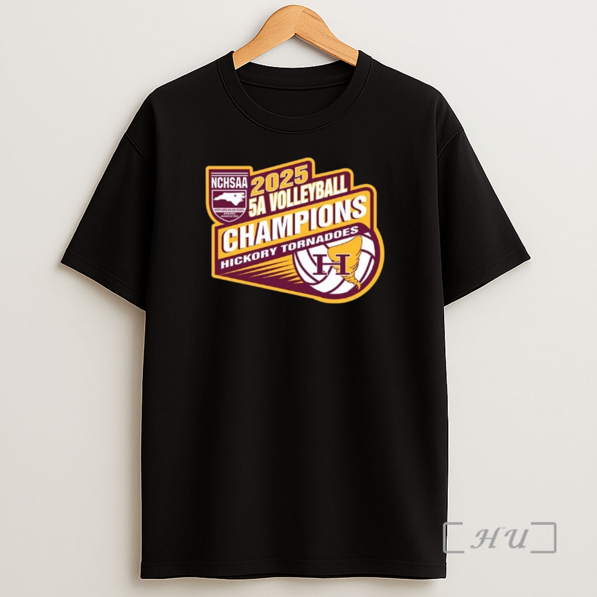 Officials Hickory Tornadoes 2025 Nchsaa 5a Volleyball Champions Ornaments Premium Shirt Sweatshirt Tee