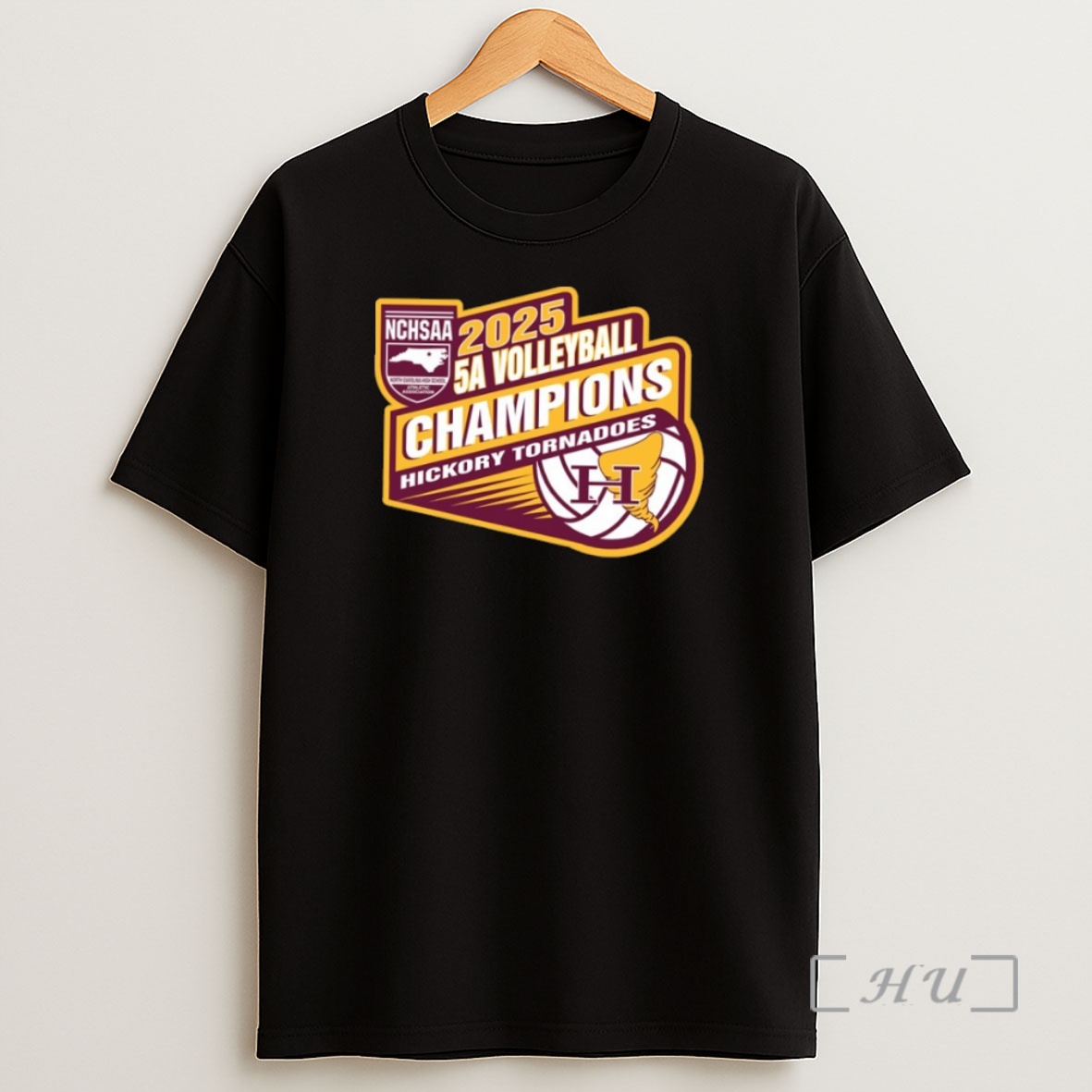 Officials Hickory Tornadoes 2025 Nchsaa 5a Volleyball Champions Premium Shirt Sweatshirt Tee