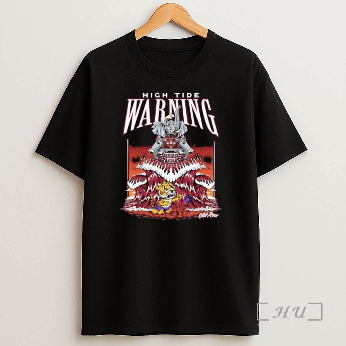 Officials High Tide Warning Alabama And Louisiana State Mascots Graphic Premium Shirt Sweatshirt Tee
