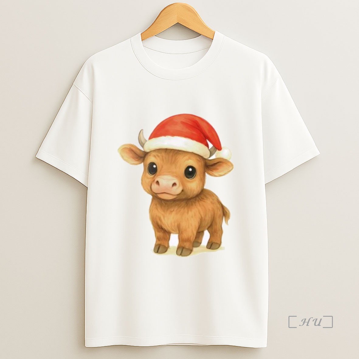 Officials Highland Cow Baby Christmas Personalized Ornaments White Premium Shirt Sweatshirt Tee