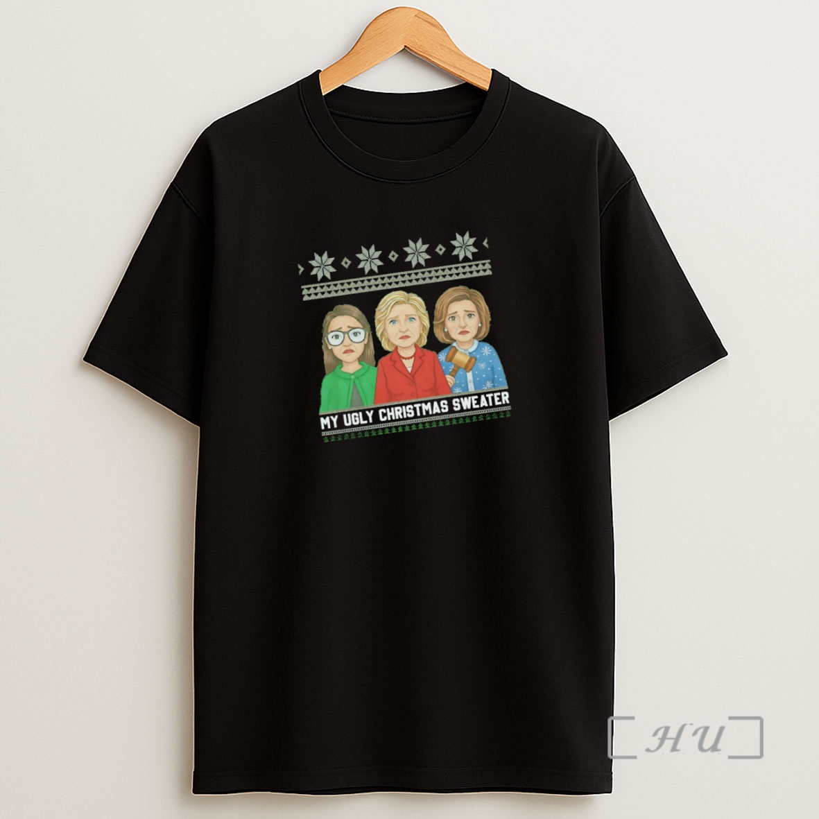 Officials Hillary Clinton Y Ugly Christmas Premium Shirt Sweatshirt Tee