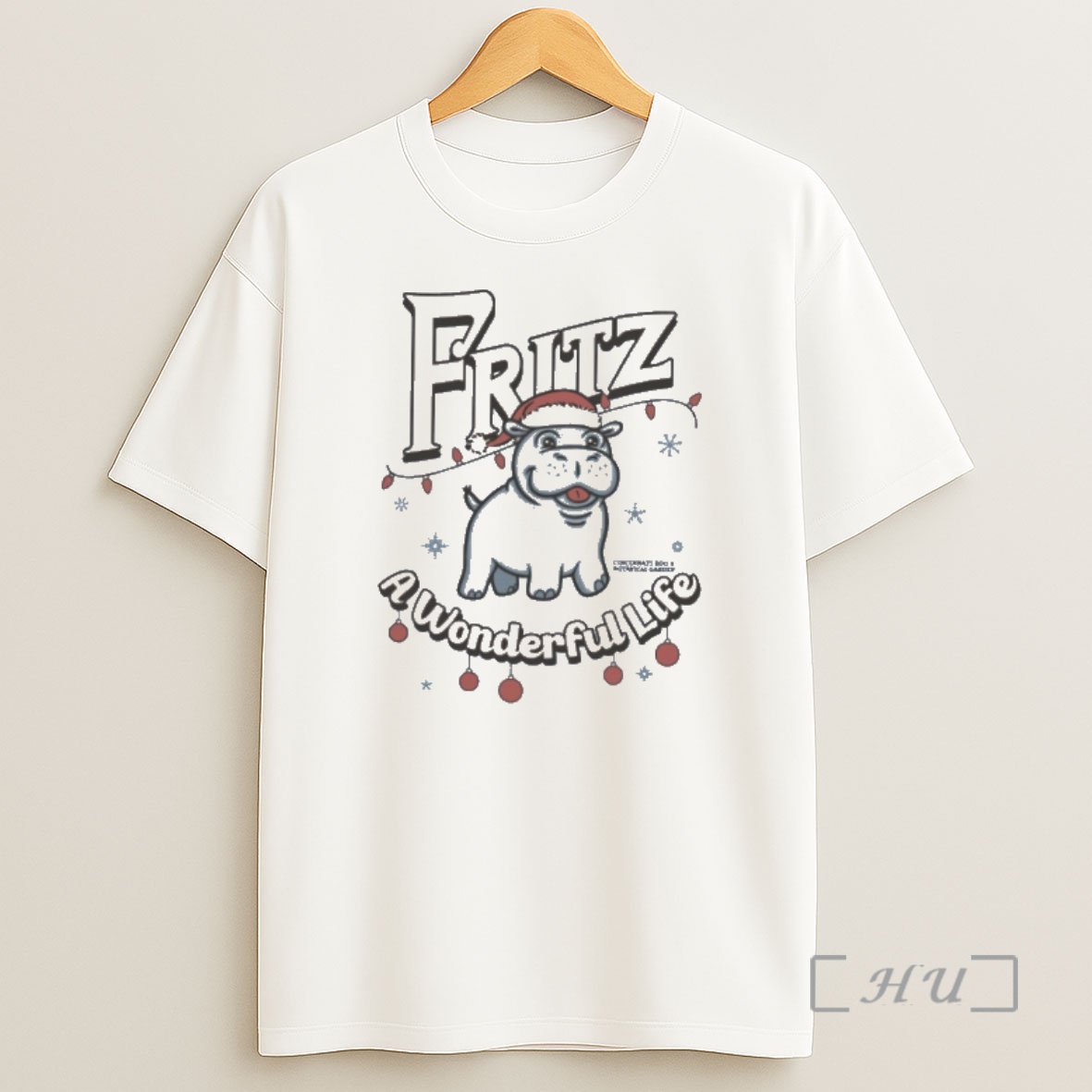 Officials Hippo Santa Fritz A Wonderful Life Premium Shirt Sweatshirt Tee