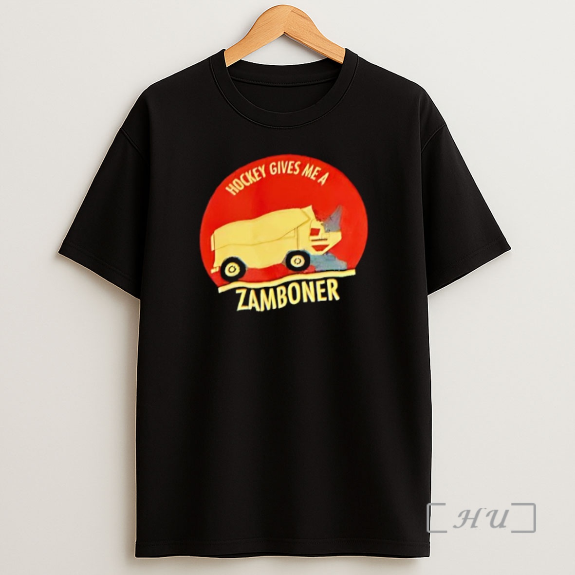 Officials Hockey Gives Me A Zamboner Rhinoceros Graphic Premium Shirt Sweatshirt Tee