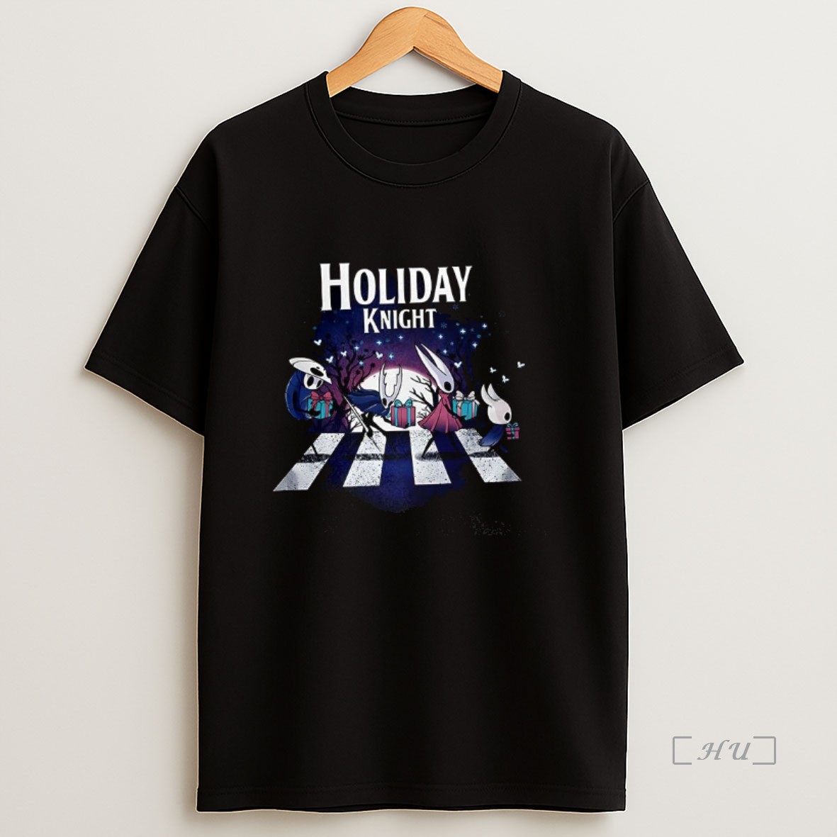 Officials Holiday Knight Hollow Knight Character Cross The Road Christmas Premium Shirt Sweatshirt Tee