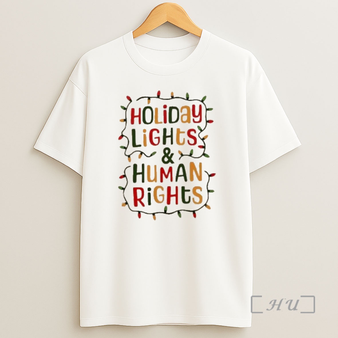 Officials Holiday Lights And Human Rights Christmas Gift Premium Shirt Sweatshirt Tee