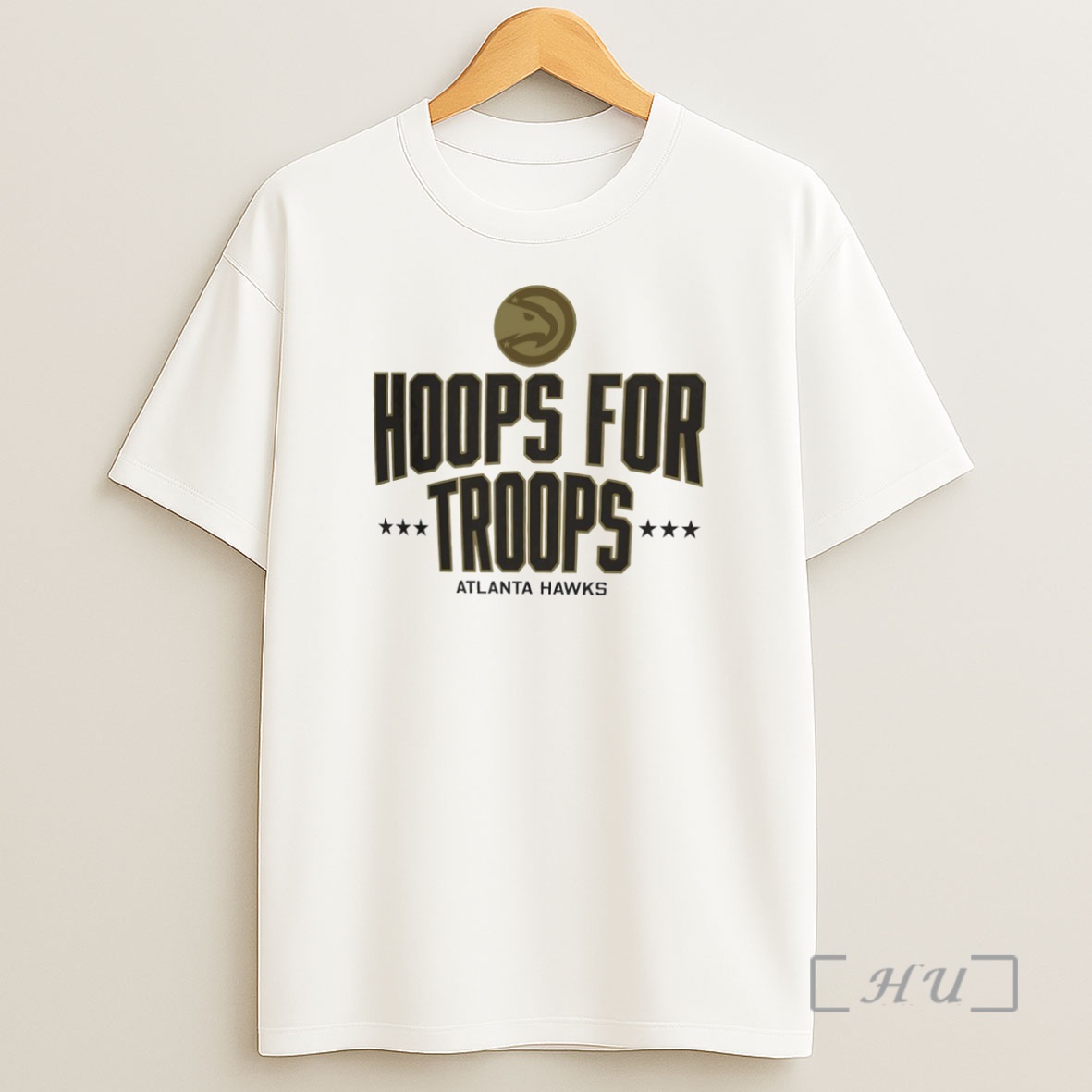 Officials Hoops For Troops Atlanta Hawks Basketball Circle Premium Shirt Sweatshirt Tee