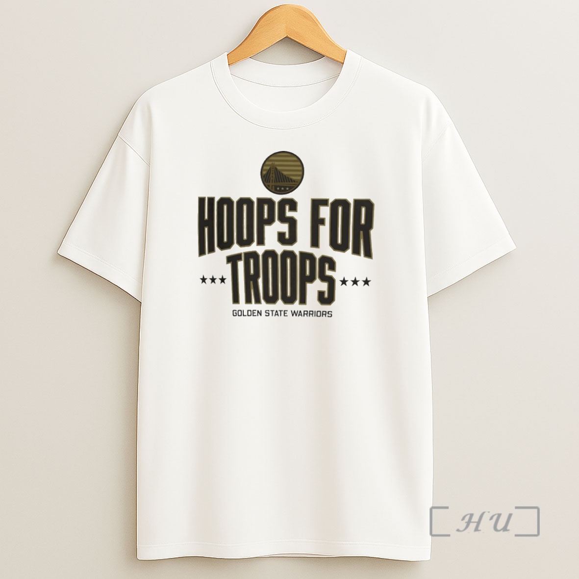 Officials Hoops For Troops Golden State Warriors Basketball Circle Premium Shirt Sweatshirt Tee