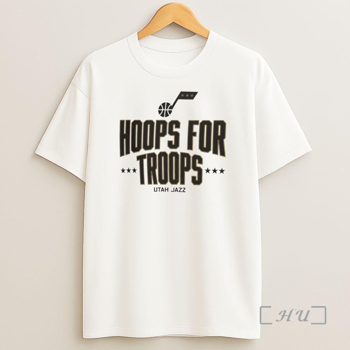 Officials Hoops For Troops Utah Jazz Basketball Circle Premium Shirt Sweatshirt Tee