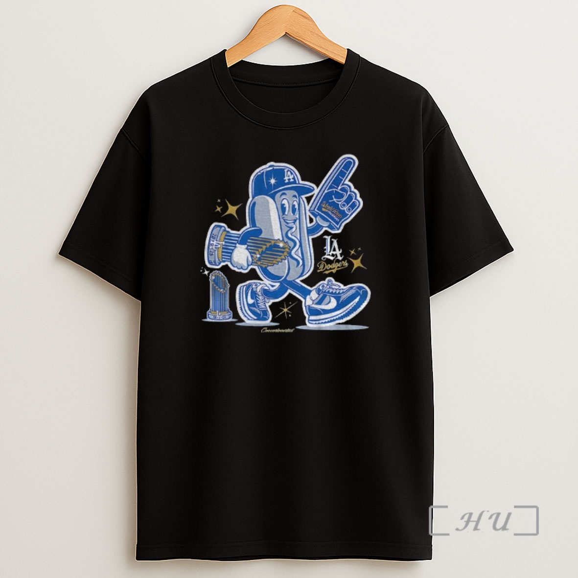 Officials Hot Dog Trophy Back To Back World Champs Los Angeles Dodgers Mlb 2025 Premium Shirt Sweatshirt Tee