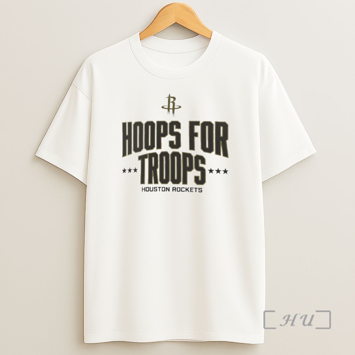 Officials Houston Rockets Hoops For Troops Premium Shirt Sweatshirt Tee