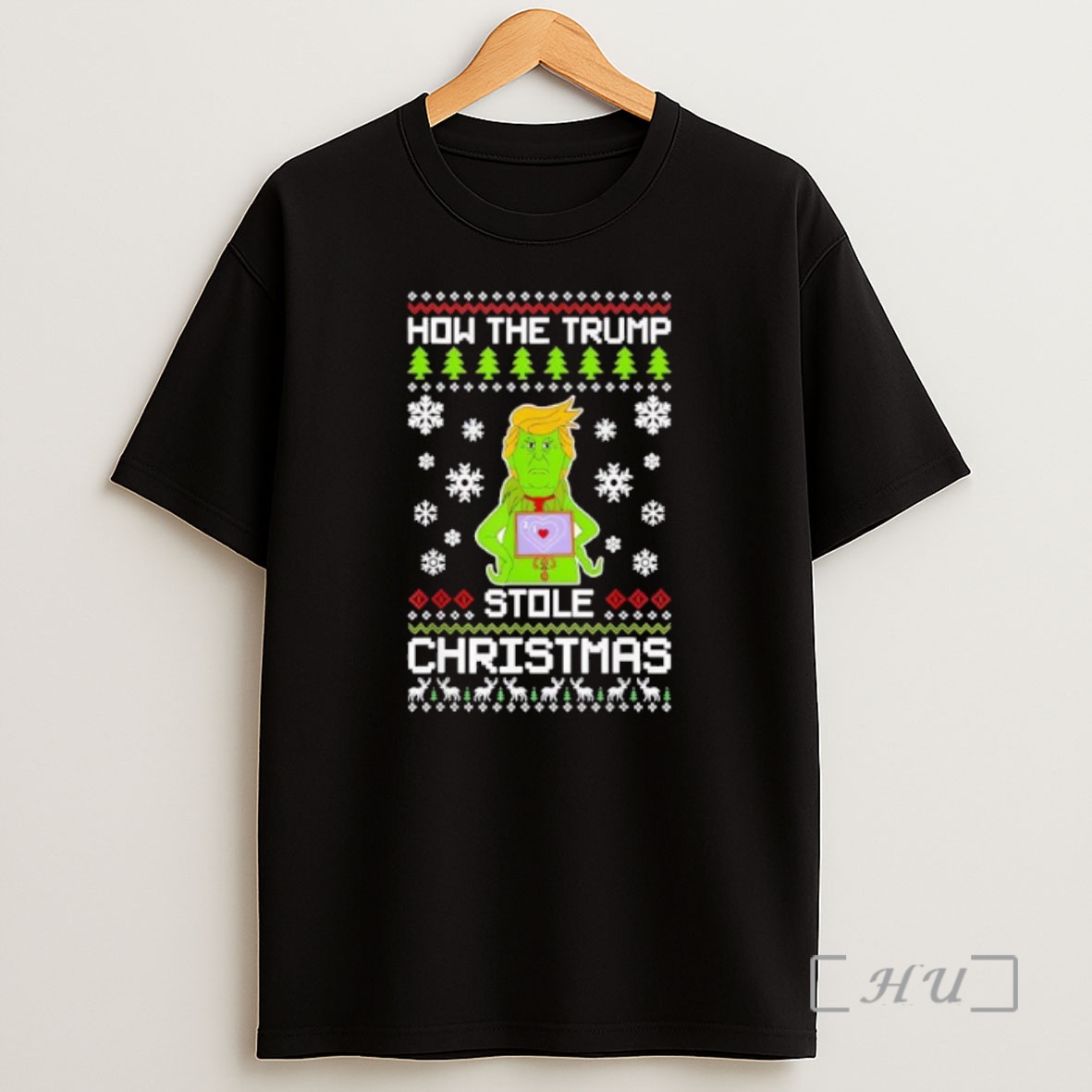 Officials How The Trump Stole Christmas Funny Grinch Ugly Christmas Premium Shirt Sweatshirt Tee