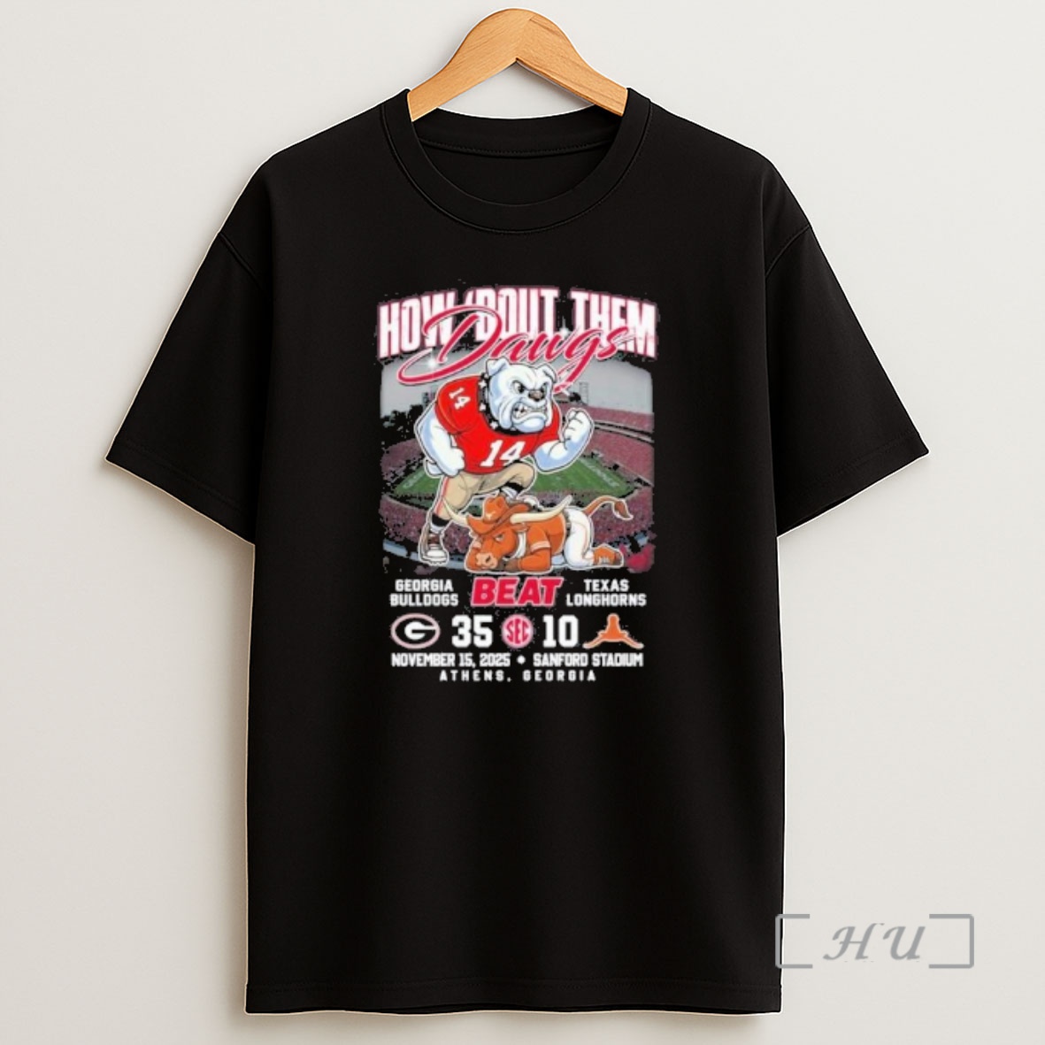 Officials How _e2_80_98bout Them Dawgs Georgia Beat Texas 35 10 Score Premium Shirt Sweatshirt Tee