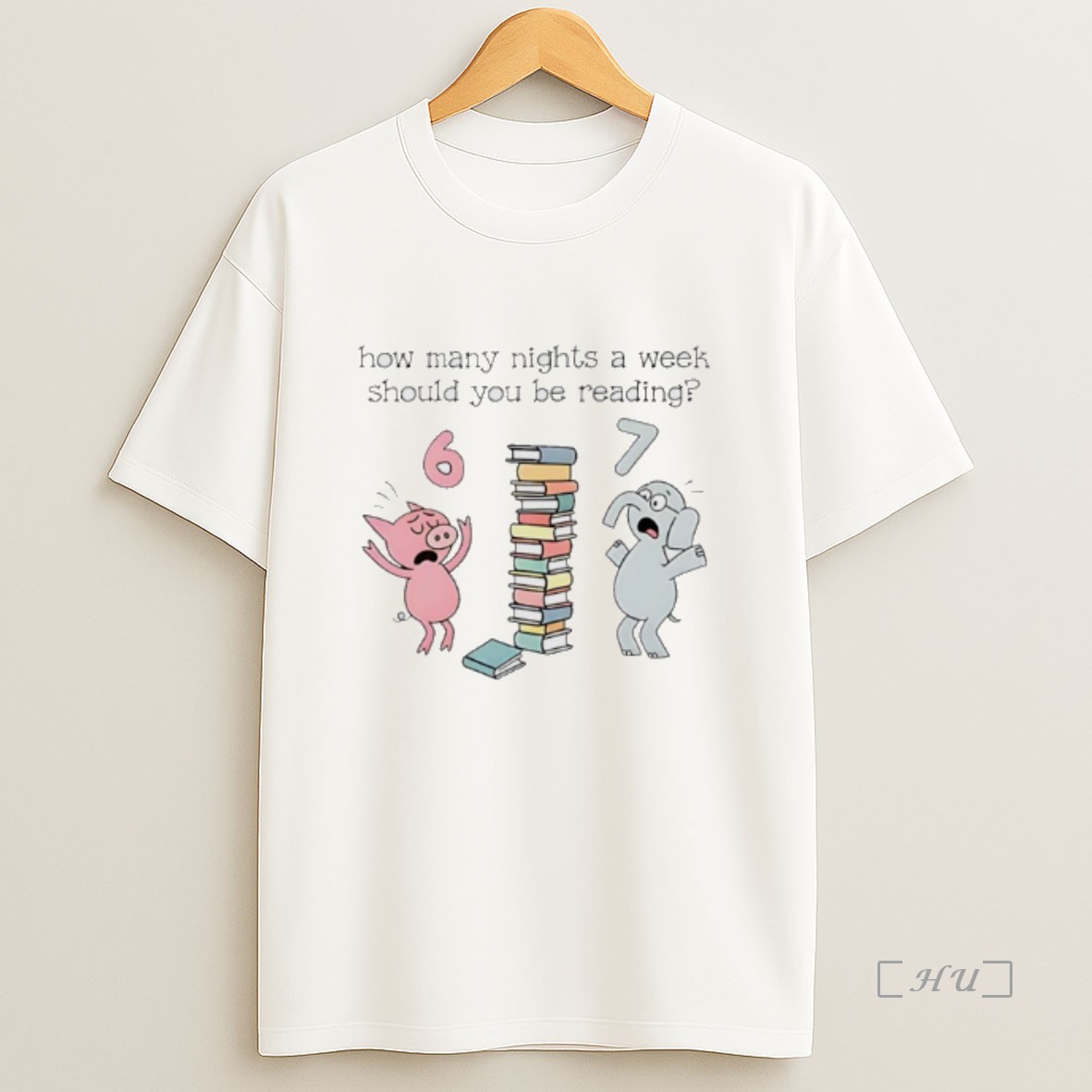 Officials How Many Nights A Week Should You Be Reading 6 7 Pigeon Elephant Premium Shirt Sweatshirt Tee