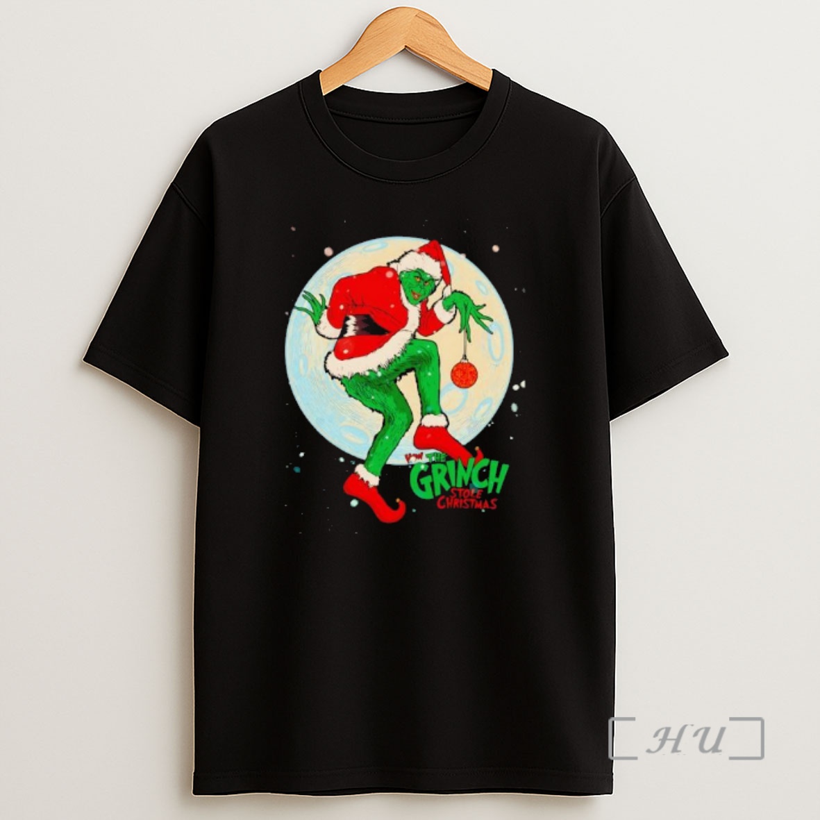 Officials How The Grinch Stole Christmas Depiction Moon Premium Shirt Sweatshirt Tee