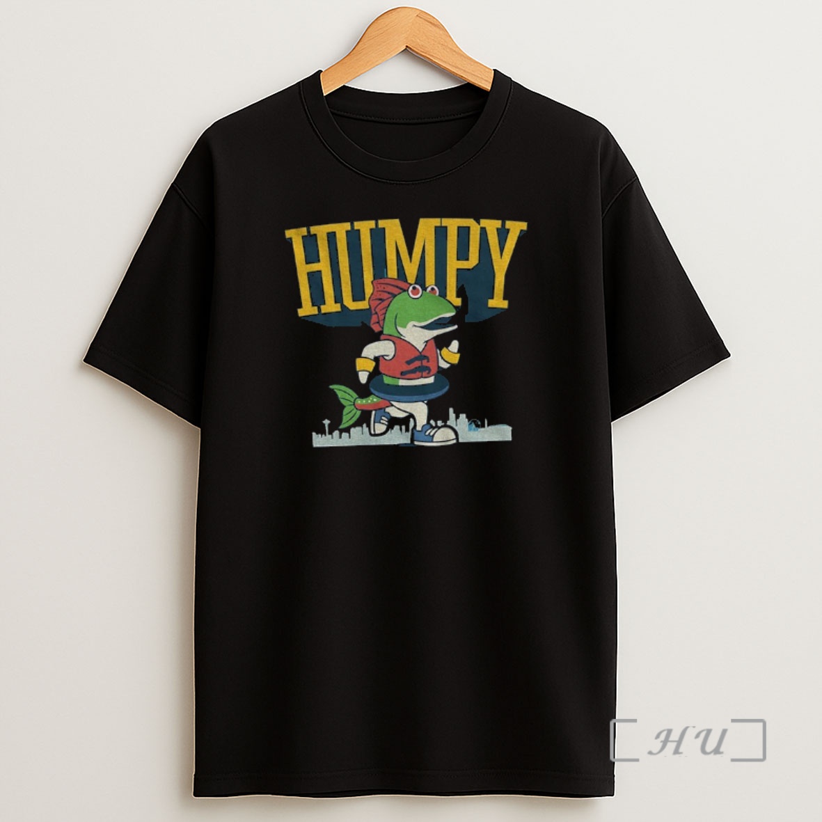 Officials Humpy The Salmon Running Seattle Mariners Mlb Baseball 2025 Premium Shirt Sweatshirt Tee