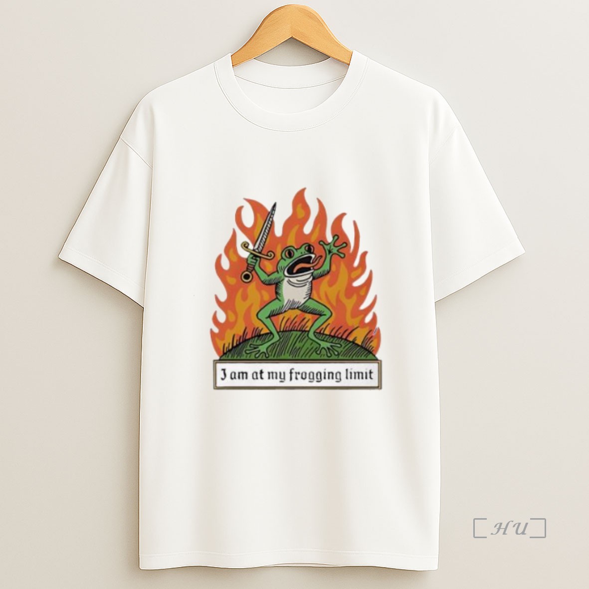 Officials I Am At My Frogging Limit Frog Flame Premium Shirt Sweatshirt Tee