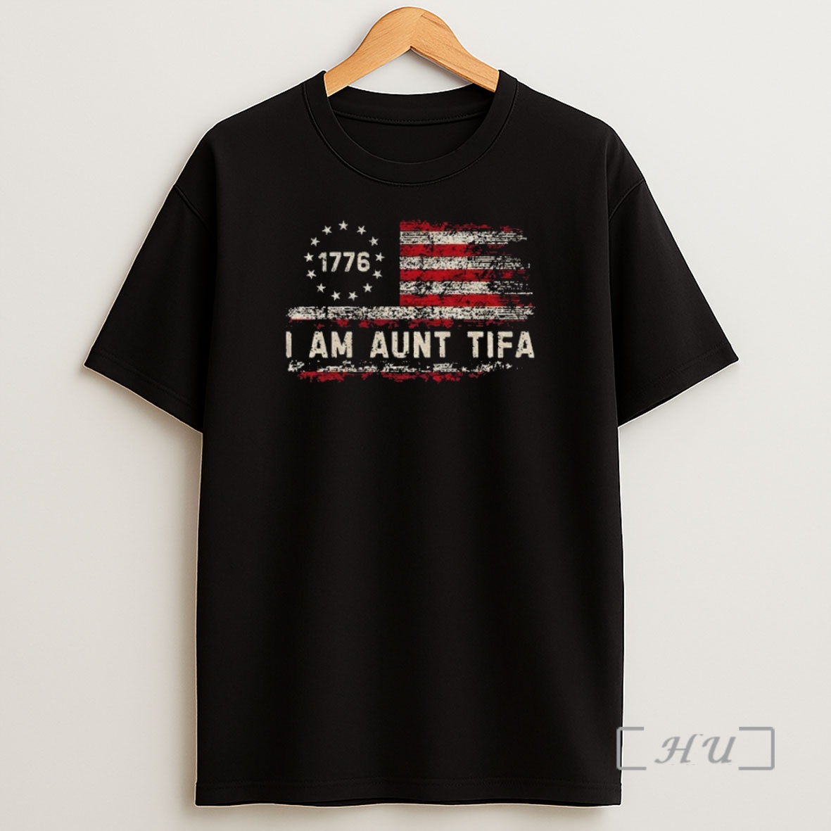 Officials I Am Aunt Tifa 1776 Funny Usa Flag Activist Retro Premium Shirt Sweatshirt Tee