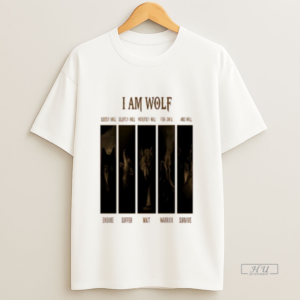 Officials I Am Wolf Quietly I Will Silently I Will Patiently I Will For I Am A And I Will Sweatshirt Tee