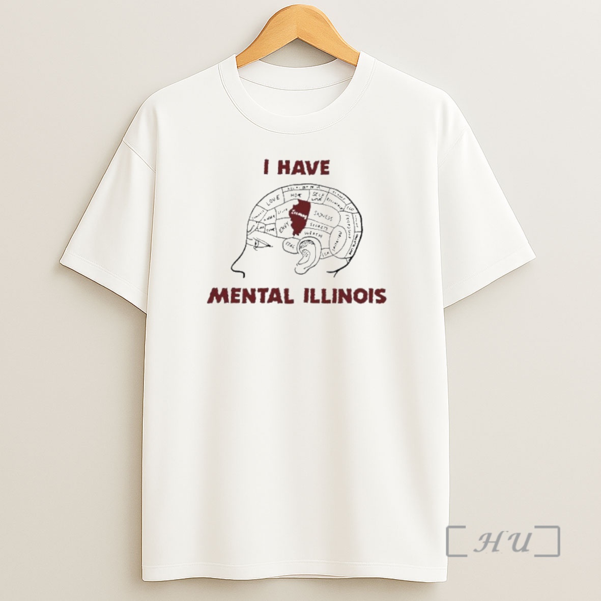 Officials I Have Mental Illinois Brain Premium Shirt Sweatshirt Tee