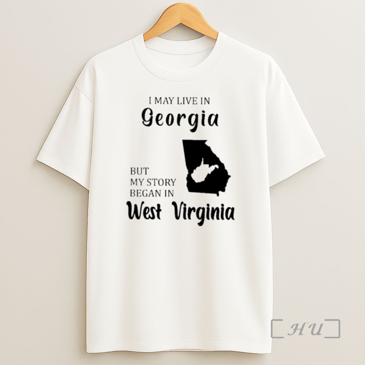 Officials I May Live In Georgia But My Story Began In West Virginia Premium Shirt Sweatshirt Tee