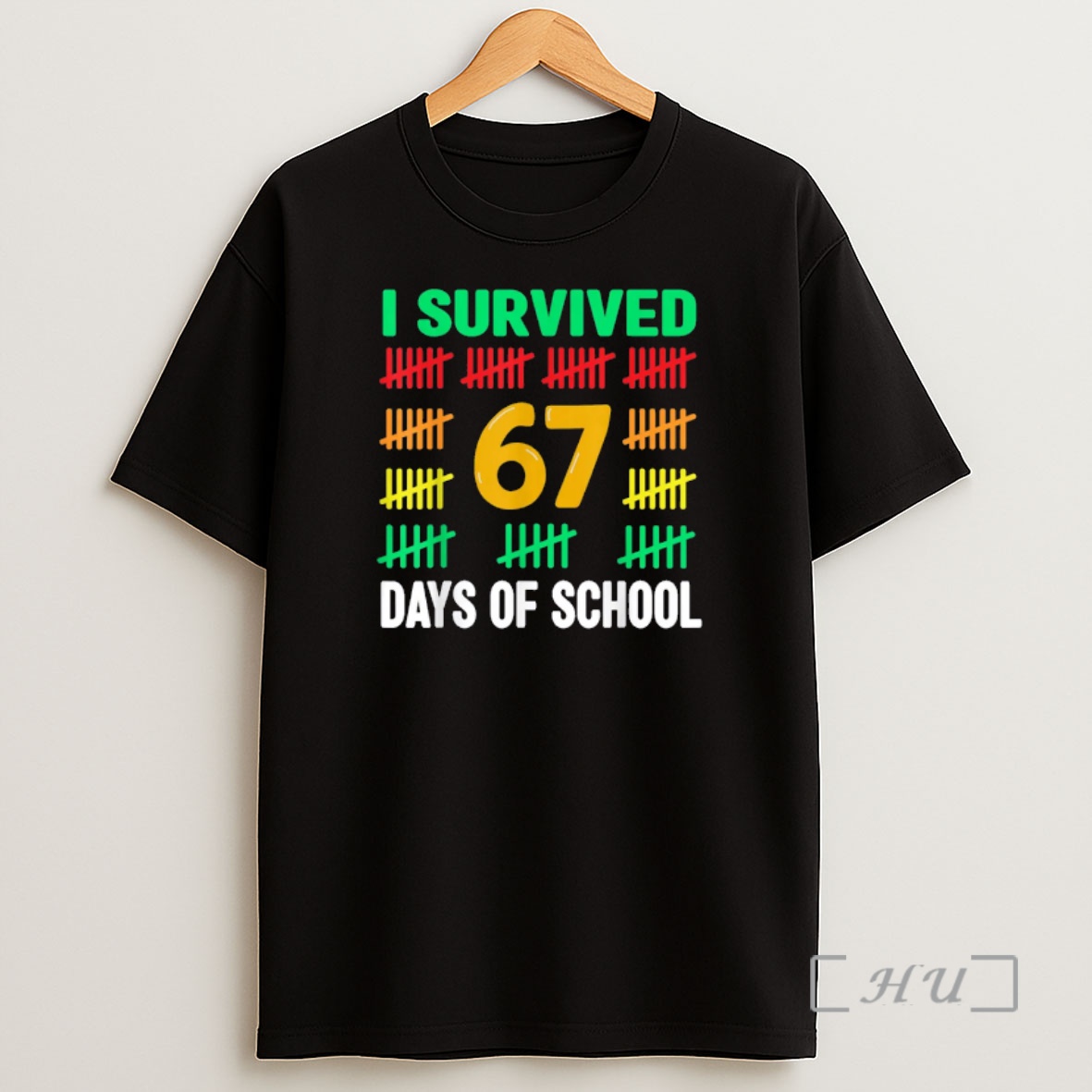Officials I Survived 67 Days Of School Funny 67 Meme Teacher Premium Shirt Sweatshirt Tee