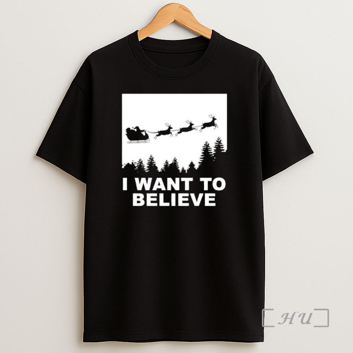 Officials I Want To Believe Christmas Santas Sleigh Premium Shirt Sweatshirt Tee