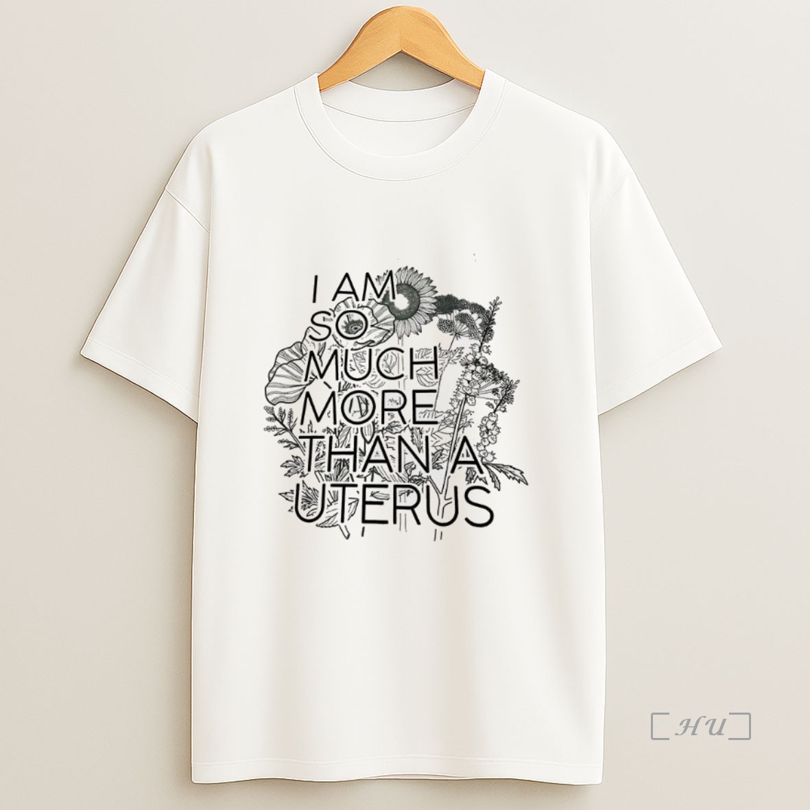 Officials I Am So Much More Than A Uterus Floral Sketch Premium Shirt Sweatshirt Tee