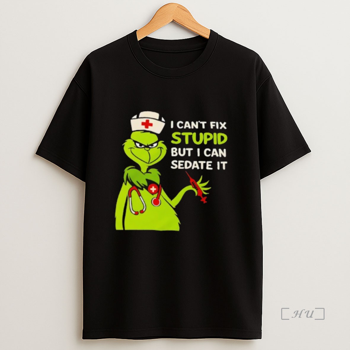 Officials I Cant Fix Stupid But I Can Sedate It Grinch Premium Shirt Sweatshirt Tee