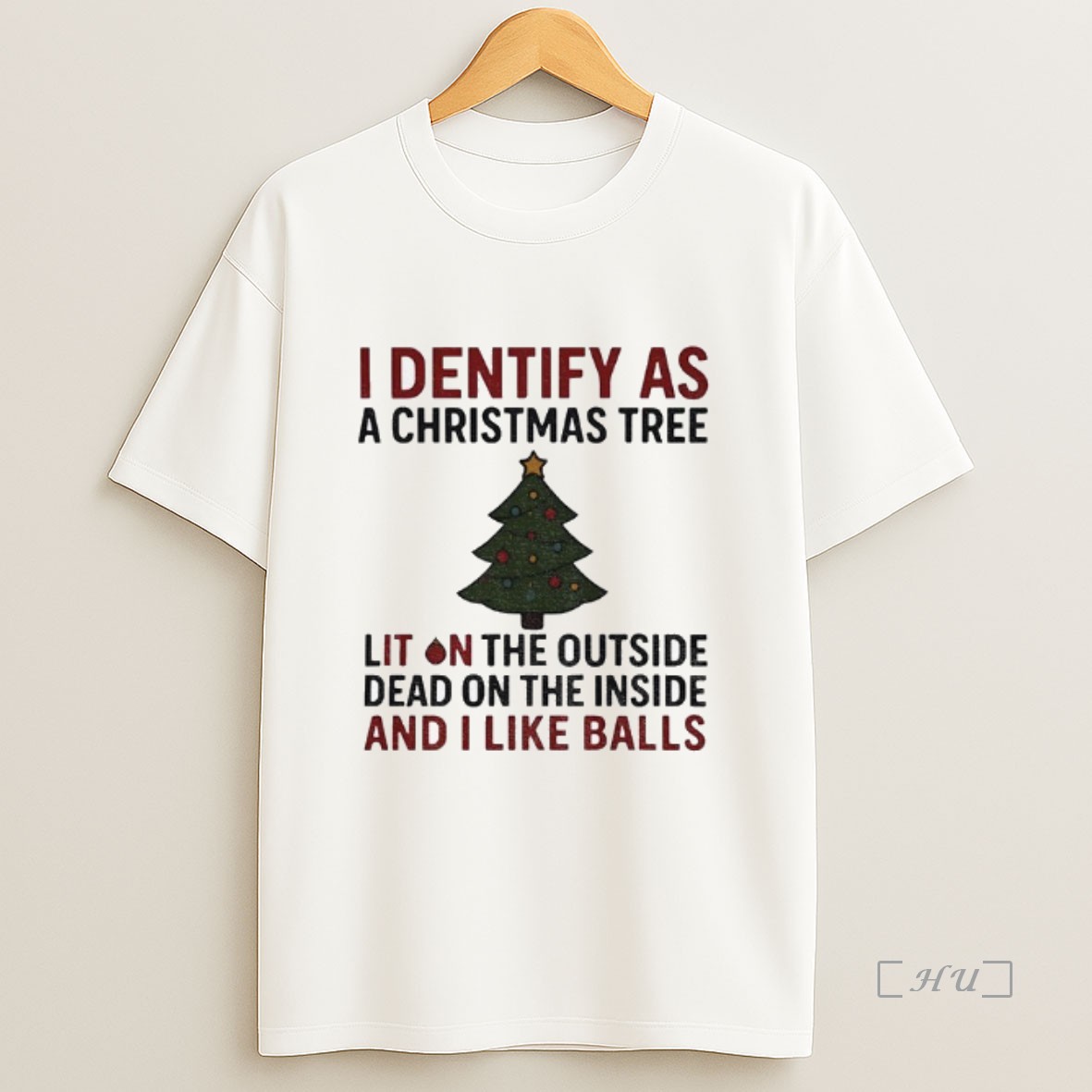 Officials I Dentify As A Christmas Tree Lit On The Outside Dead On The Inside And I Like Balls Premium Shirt Sweatshirt Tee