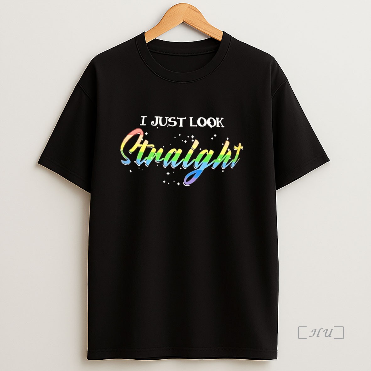 Officials I Just Look Straight Premium Shirt Sweatshirt Tee