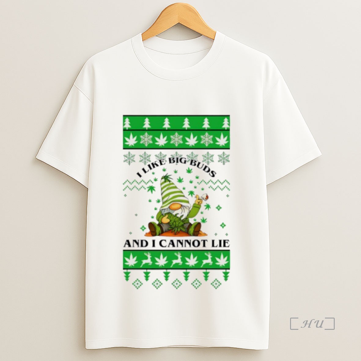 Officials I Like Big Buds And I Cannot Lie Cannabis Christmas Premium Shirt Sweatshirt Tee