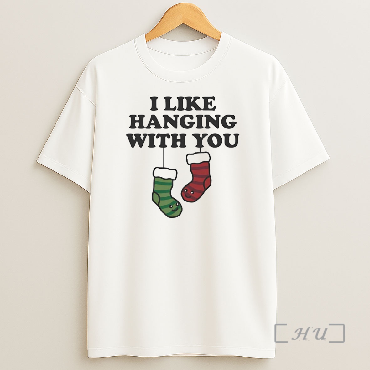 Officials I Like Hanging With You Stockings Christmas Premium Shirt Sweatshirt Tee