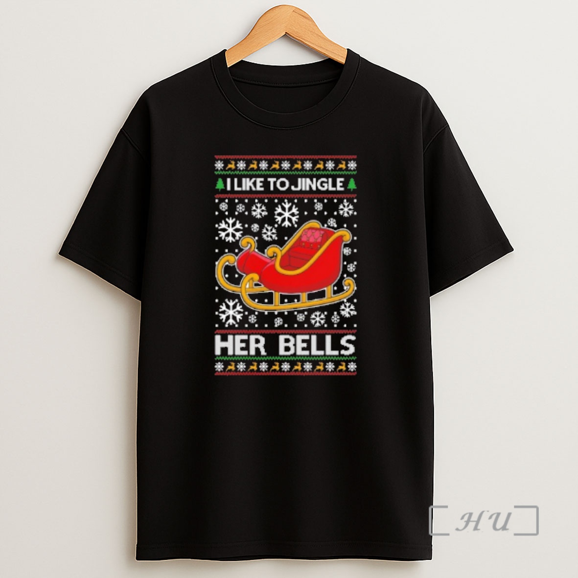Officials I Like To Jingle Her Bells Ugly Christmas Sweat Premium Shirt Sweatshirt Tee
