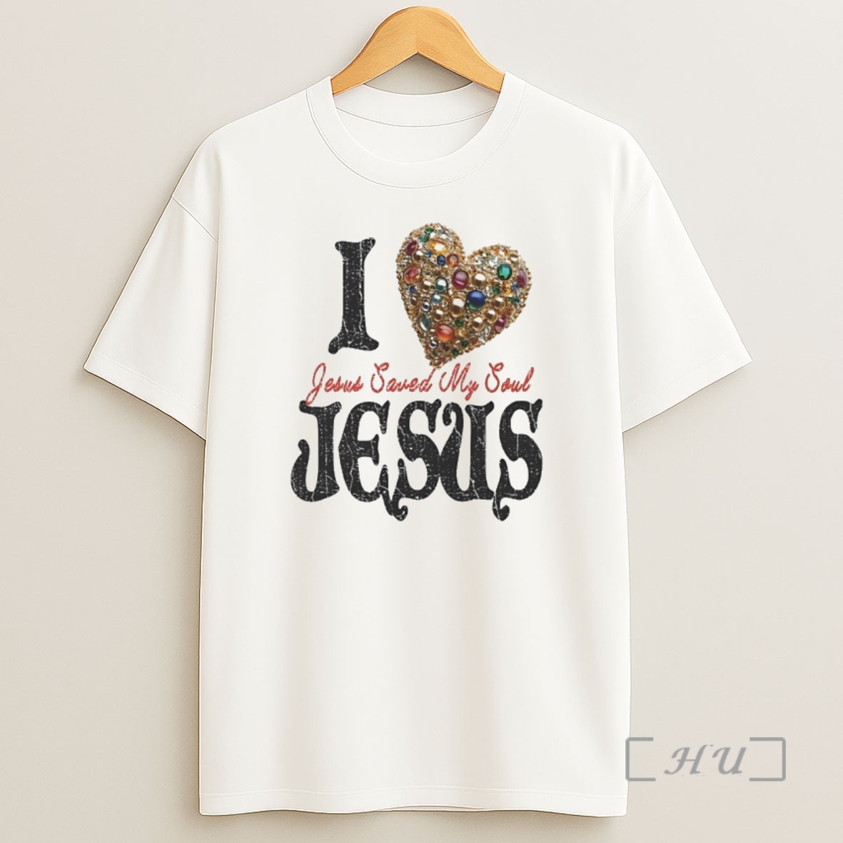 Officials I Love Jesus Saved My Soul Heart Diamond Premium Shirt Sweatshirt Tee