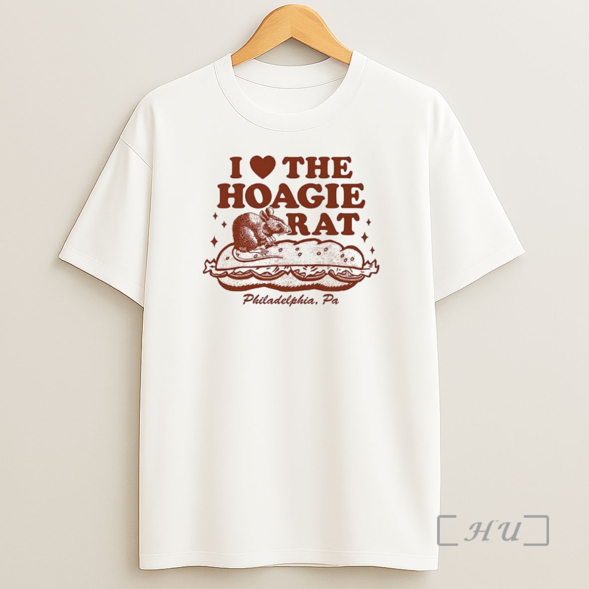 Officials I Love The Hoagie Rat Philadelphia Premium Shirt Sweatshirt Tee