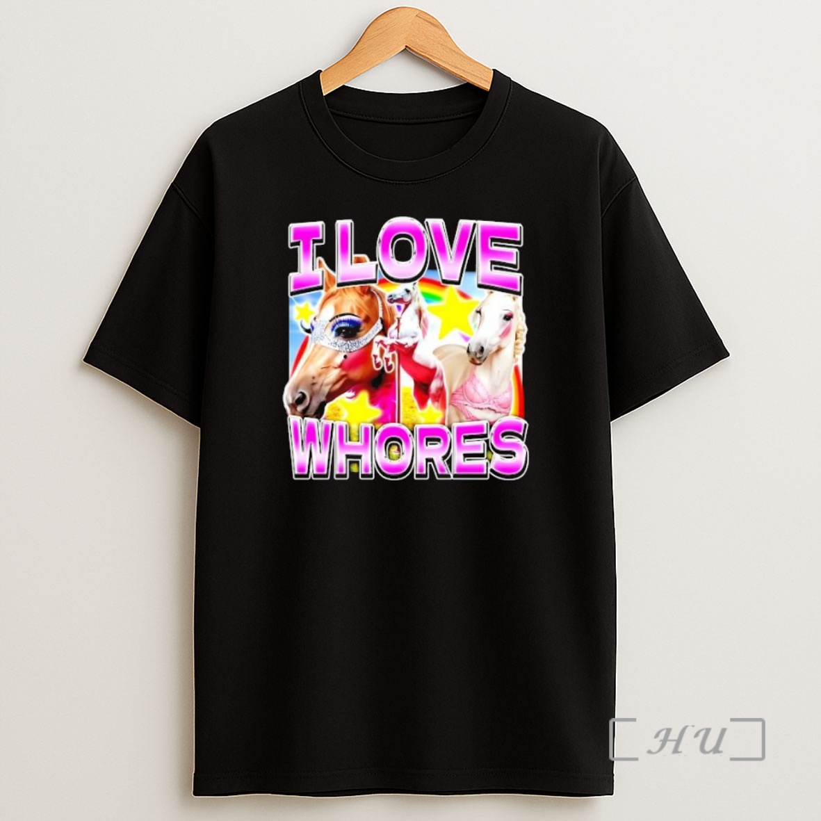 Officials I Love Whores Pink Graphic Premium Shirt Sweatshirt Tee